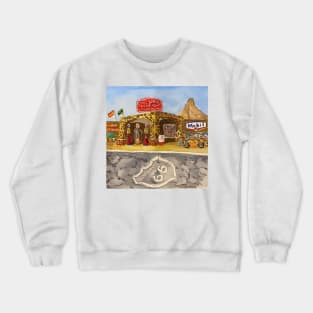 Cool Springs on Route 66 in Arizona Crewneck Sweatshirt